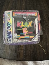 Brand New Factory Sealed Nintendo Gameboy Color Game Klax Crushed Box