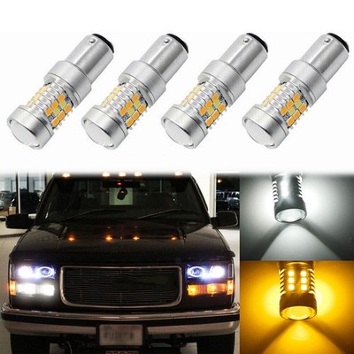 Für Chevy GMC C/K1500 2500 Yukon 1157 Switchback LED Blinker Glühbirne 4x