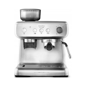 Breville Barista Max 1600 W Kolben-Espressomaschine, silber/grau