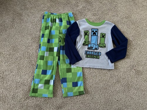 Boys Minecraft Pajamas Set Size 8