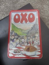 1990s' OXO original iconic collectible metal tin - empty