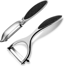 2 Pela Verdure Pelapatate Professionale in Acciaio Inox – Pela Verdure Spelucchi