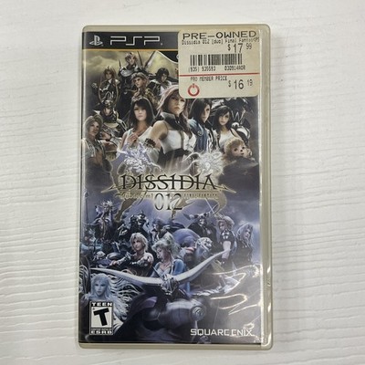 Square Enix Dissidia 012 Final Fantasy Fighting PSP NTSC-U/C Smoke Damage