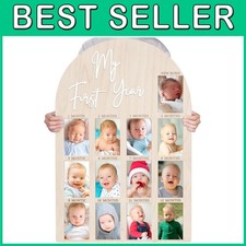 First Baby Picture Frame - Monthly Growth Display 33x22