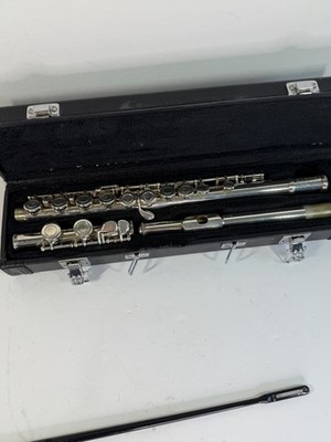 Selmer Aristocrat Concert Flute Silver Plated Closed Hole Boehm C w/ Case