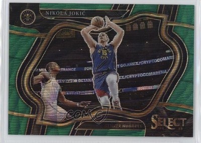 2022-23 Panini Select Courtside Green Wave Prizm 3/50 Nikola Jokic #201 9p5