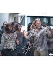 Greg Nicotero signed & sketched 11x14 Photo The Walking Dead