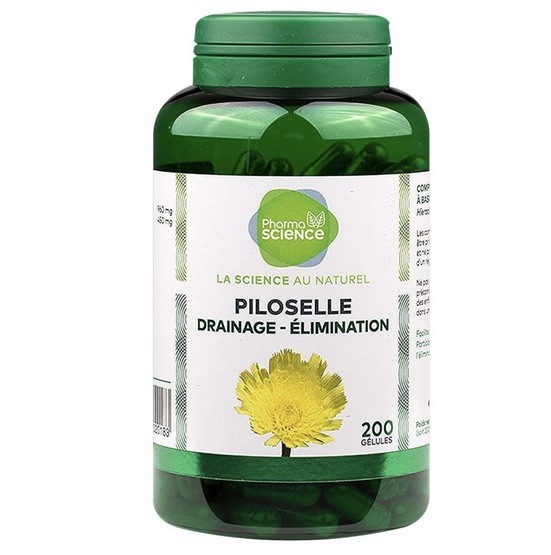 Piloselle drainage Pharmascience complément élimination rétention eau gélules de phytothérapie