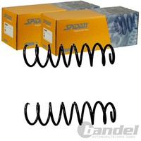 2X Spidan Fahrwerksfedern Satz Hinten Passend FÜR BMW 5 Links+Rechts | 87743