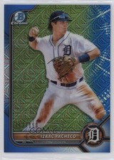 2022 Bowman Chrome Prospects Mega Box Blue Mojo Refractor /150 Izaac Pacheco 4g8