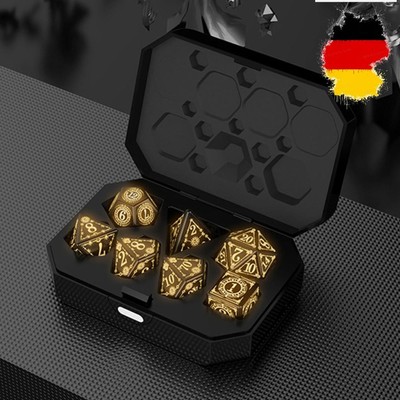 LED Dice DND Dice Set Rechargeable Light Up Dice 7PCS for Dungeons and Dragons