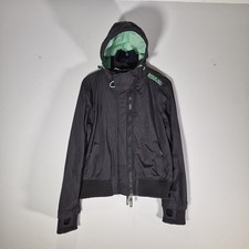 Superdry Windbomber Girls/Boys Youth Size XL Black Full Zip