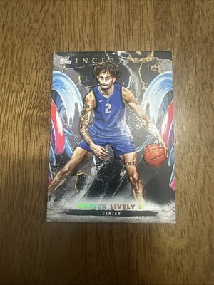 2024-25 Topps Inception Dereck Lively II Black Inception 1/1 Dallas Mavs SSP