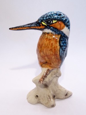 Beautiful KINGFISHER Pie Bird Vent BLP Babbacombe Pottery ENGLAND few made