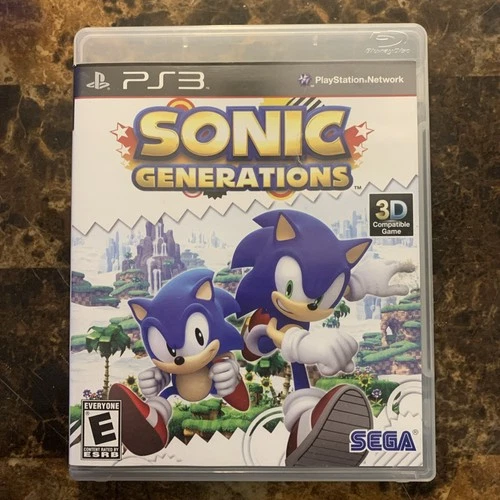 Sonic Generations CIB Manual PS3 Sony PlayStation 3 2011