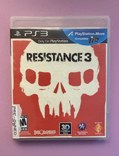 Sony Resistance 3 PS3 2011 M NTSC-U/C FPS 3D Move Compatible Online Multiplayer
