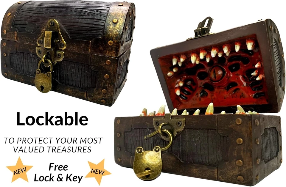 Mimic Dice Chest Storage Box | D&D Players Holder - Image 4 of 4