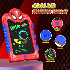 LCD Writing Tablet for Kids: Colorful Doodle Board  Drawing Pad Gift Easter...