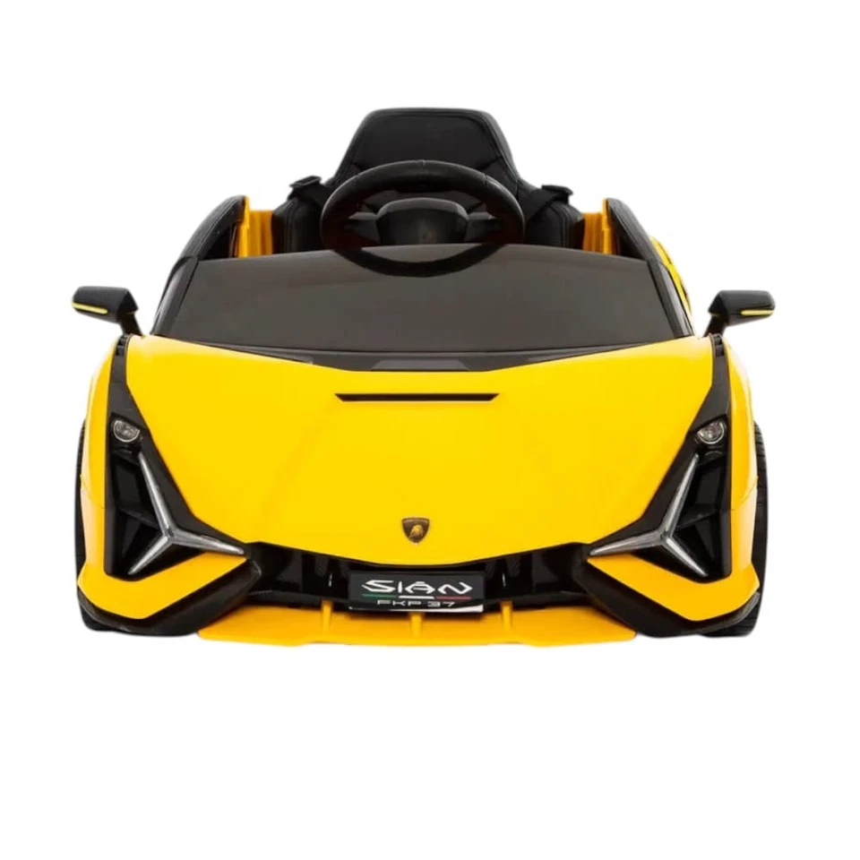 Auto Elettrica Per Bambini Giaquinto 12V Lamborghini Sian Giallo Metallizzato - Immagine 2 di 4