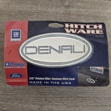 GMC Hitch Covers GMC Denali Billet Aluminum Hitch Cover 2" Receiver HitchWare USA NEW