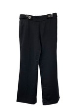 Tory Burch Pants Womens 8 Used Black Wool Lined Wide Leg Career Classic