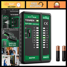 Network Cable Tester RJ11 RJ45 Ethernet Tool CAT5 CAT6 UTP STP LAN Continuity Te