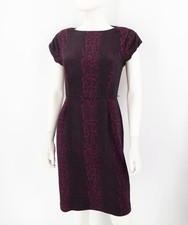 Calvin Klein Women's Plum Black Dress Size 2 Polyester Rayon Spandex