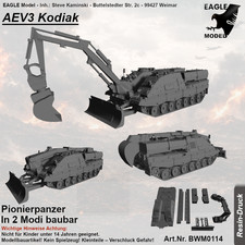 AEV3 Kodiak carro armato pioniere - costruibile in 2 modalità