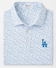 Peter Millar Los Angeles Dodgers Batter Up Performance Jersey Polo- Men’s Medium