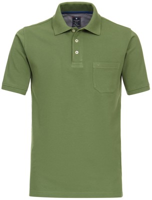 Redmond Poloshirt Casual Fit Pique grün