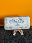 Vintage 10 oz Poured Silvertowne .999 Fine Silver Bar - Waffle Back