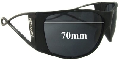 SFx Replacement Sunglass Lenses fits Missoni Unknown Model - 70mm Wide