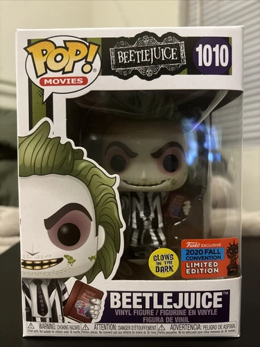 Funko Pop! Vinyl: Beetlejuice GITD 2020 Fall Convention Limited Edition #1010