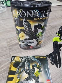 LEGO BIONICLE 7136 STARS SKRALL complete figure  with  canister and instructions