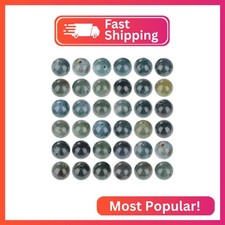 8mm Natural Moss Agate Beads, 100Pcs Genuine Semi Precious Gemstone Round Spacer