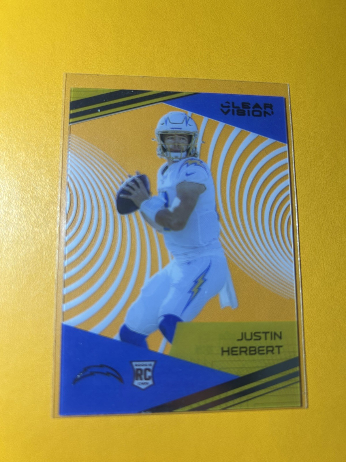 2020 Justin Herbert Panini Chronicles - Clear Vision Rookie #CV-3 - RC