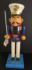 2009 Target Limited Edition US Marine Corps Nutcracker 14&rdquo; Wood 14421/15054