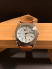 PCA Quartz Watch 34mm – Roman Numeral Dial – Brown Strap – New Battery