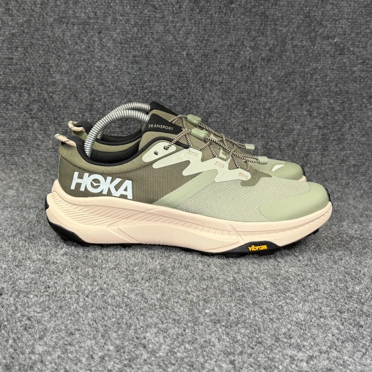 Hoka One One M Transport Shoes, US 8.5, seamoss/eucalyptus color. HOKA Transport  main image 3