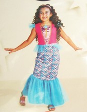 Cute Mystical Waters Mermaid Kids Halloween Costume Sz SMALL 6-7 Hyde Eek NEW