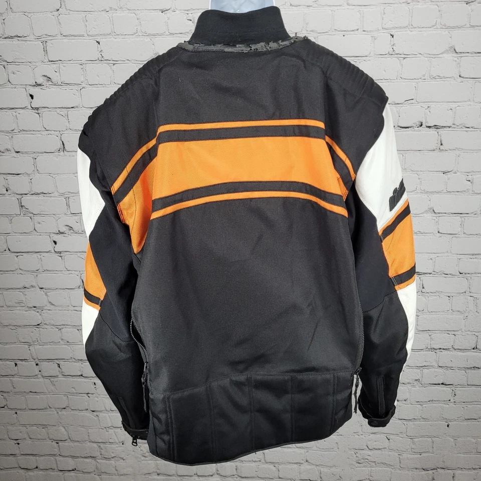 Icon Moto Negro Brawnson Sidewinder Forro Aislado Chaqueta Protectora Montar XL Foto 2 de 4