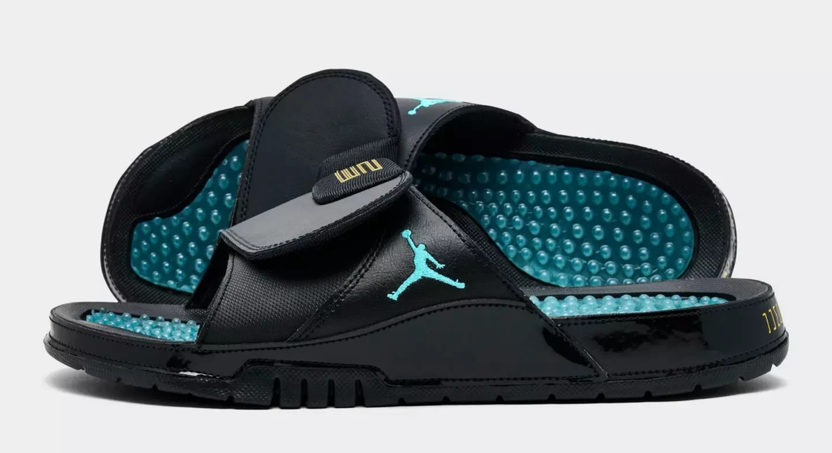 JORDAN HYDRO XI RETRO SLIDE BLACK / GAMMA BLUE FN2452 047 | eBay