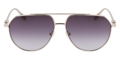 Authentic Longchamp Gradient Aviator Sunglasses LONGCHAMP LO139S 712 Gold Womens Aviator Full Rim Gradient  main image 2