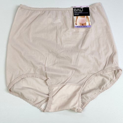 Bali Skimp Skamp Brief Panty Underwear Womens M/6 Rosewood Full Coverage Smooth