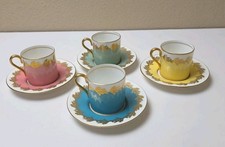 Aynsley Bone China Harlequin Demitasse Coffee...