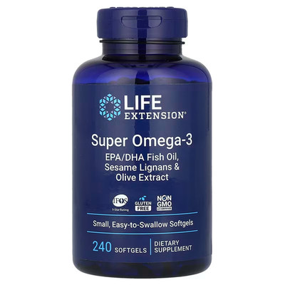 Life Extension Super Omega-3 240 Softgels  03/2027