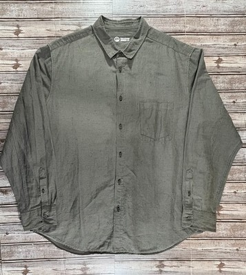 Outlier NYC  Injected Linen boxford shirt sz 2XL striped New with imperfections