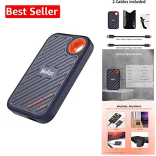 1TB ZX20 Portable SSD - Ultra Fast Data Transfer, Ideal for Creatives and Gamers