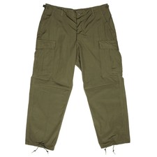 VINTAGE US ARMY TROPICAL COMBAT PANTS TROUSERS 1967 VIETNAM LARGE SHORT NOS NEW