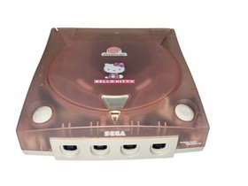 Dreamcast console Hello Kitty skeleton pink Japan Tested Working BOX Instruction